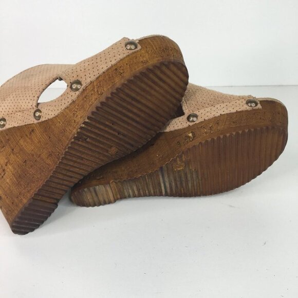 Sbicca Declan Perforated Wedge Sandal 40 - Picture 7 of 12